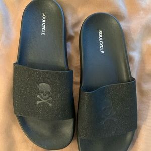 Soul Cycle flip flops